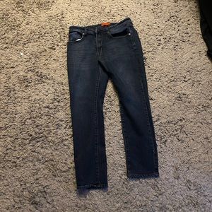Men’s dark wash jeans